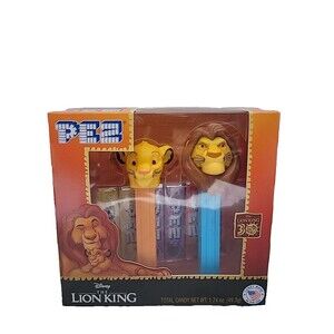 PEZ Disney The Lion King 30th Anniversary Set of 2 Mufasa and Simba